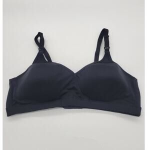 Playtex Black Seamless Foam Cup Shaping Wire Free Nursing Bra Size Large